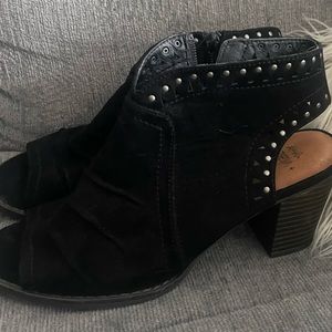 Sonoma Black Suede Booties